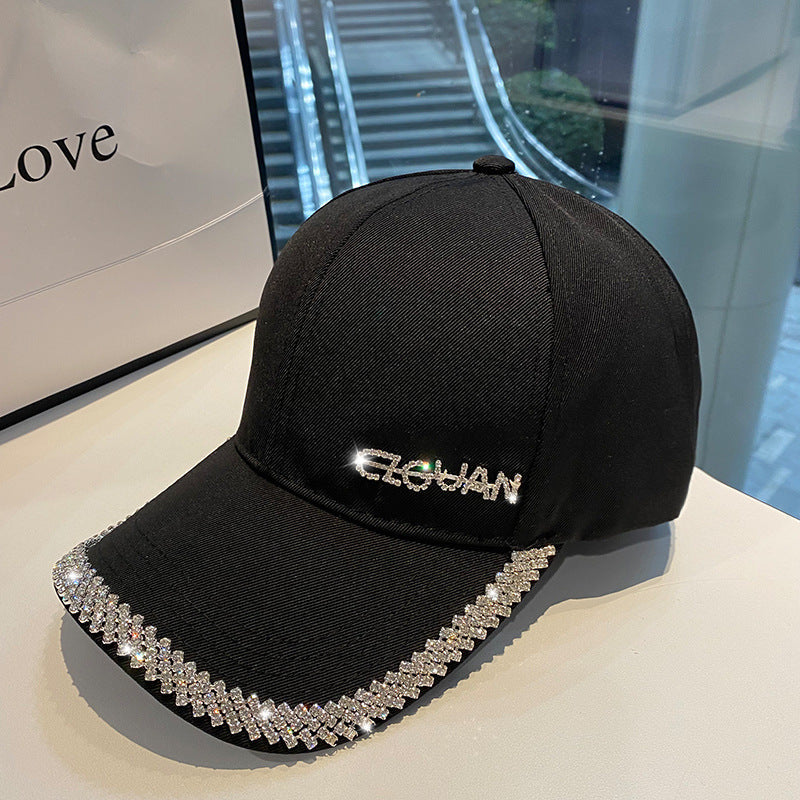 Women's Sparkling Rhinestone-Trimmed Baseball Cap Kalsten