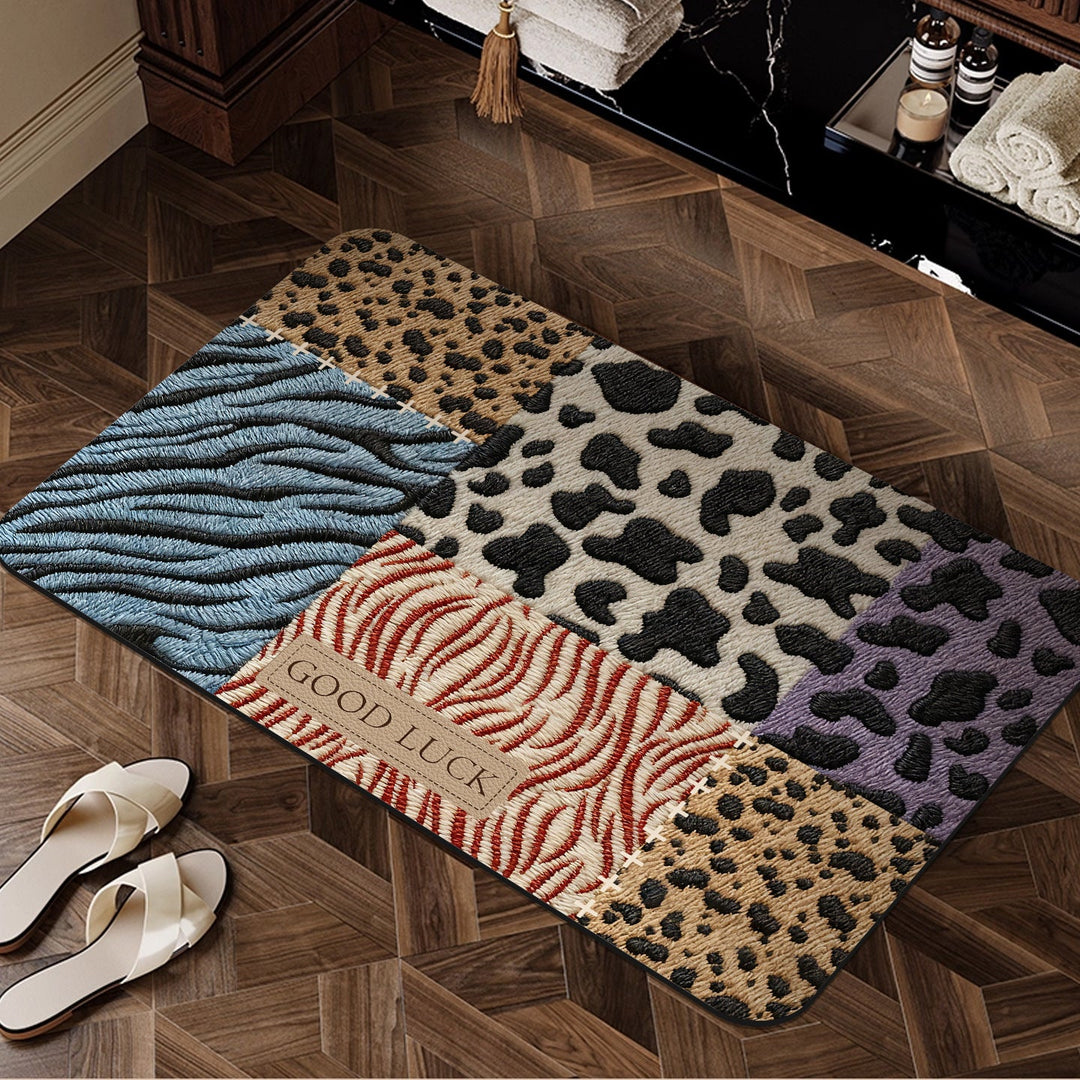 Decorative Multicolor Bath Mat