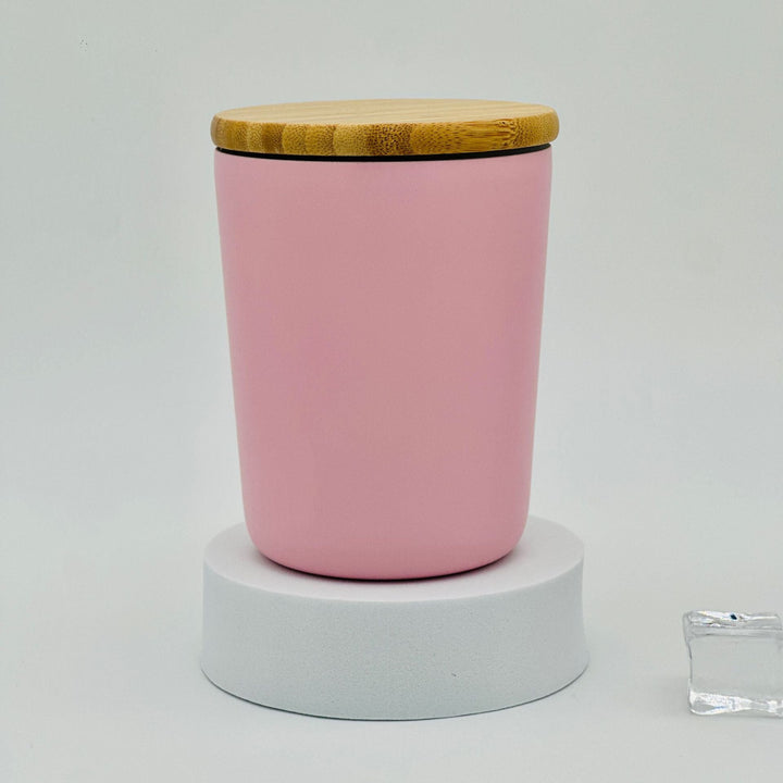 Ladies elegant sustainable insulated cup with bamboo lid Kalsten