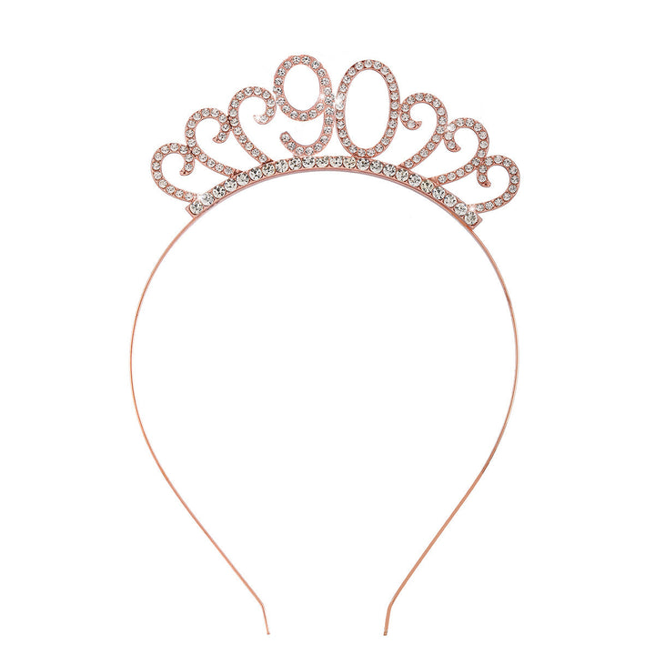 Ladies Crystal Tiara with Custom Designed Number Motif Kalsten