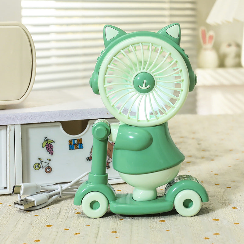 Ladies creative USB desk fan in cute design Kalsten
