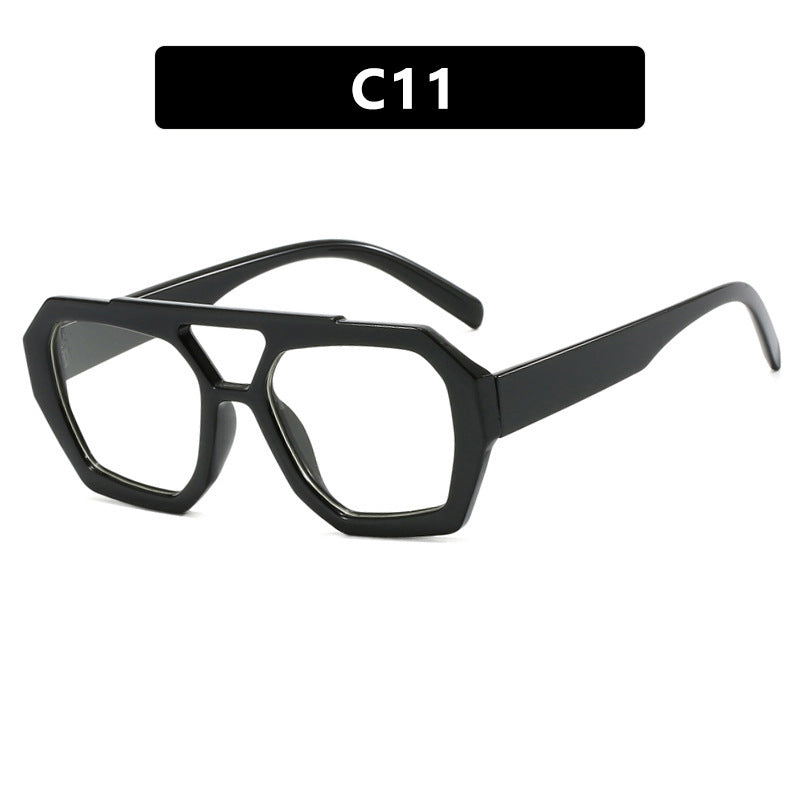 Women's geometric sunglasses made of durable plastic with polarized lenses Kalsten