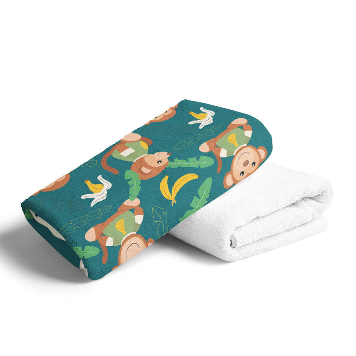 Artistic Gorilla Print Bath Towel Kalsten