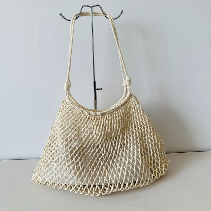 Mesh Beach Tote with Adjustable Drawstring Kalsten