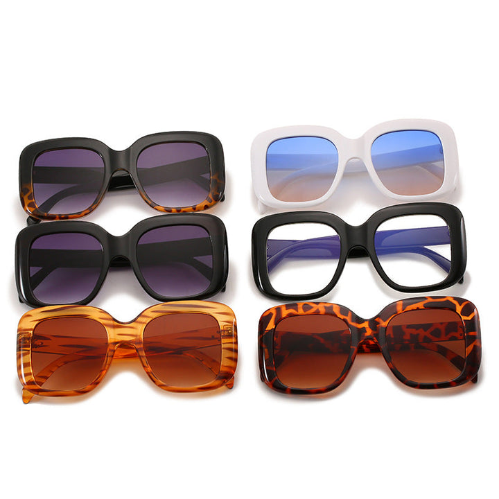 Women's oversized square sunglasses with high-quality plastic frame Kalsten