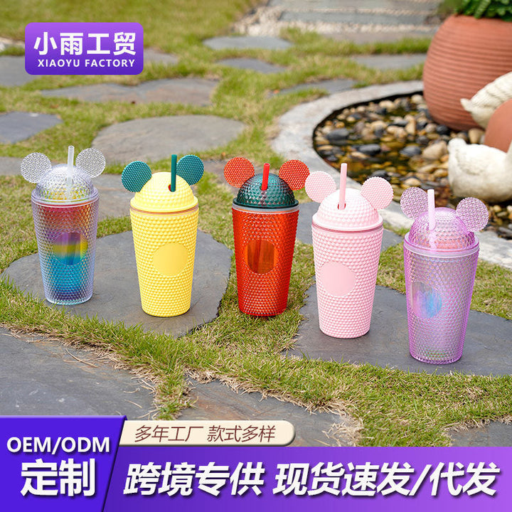 Ladies playful drinking cup with creative ears and anti-slip coating Kalsten