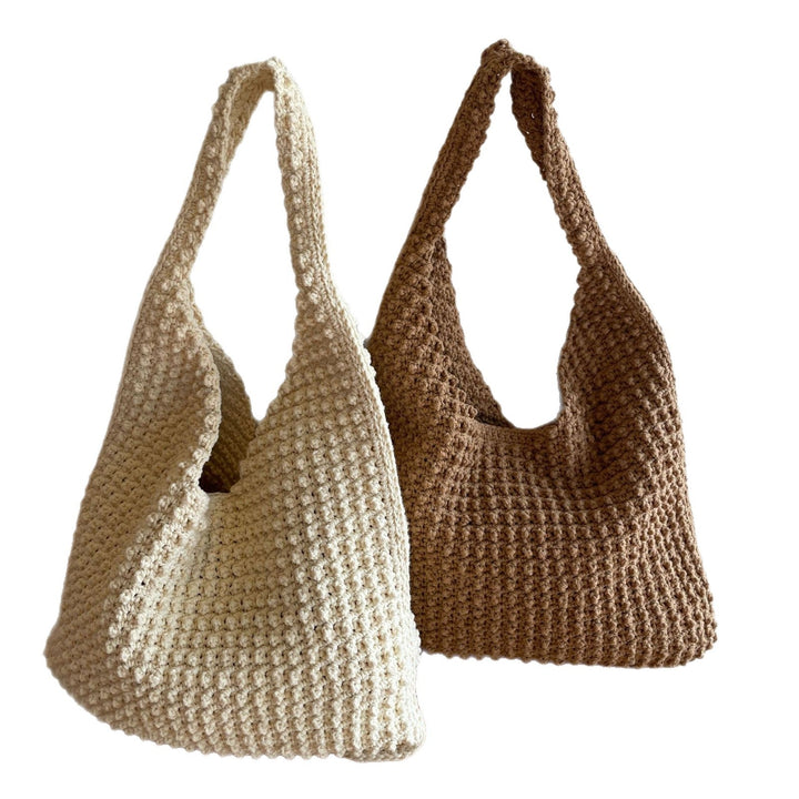 Hand-knotted everyday bag with structured surface Kalsten