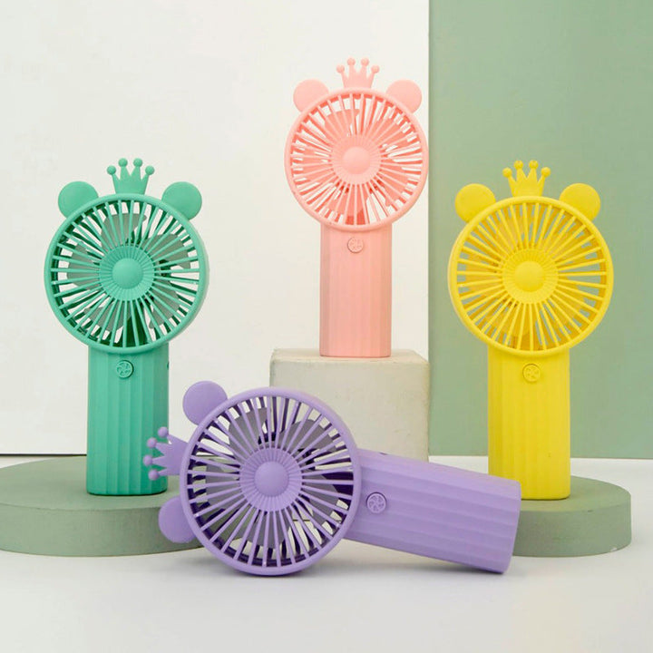 Ladies Portable Handheld Fan with Creative Flower Design Kalsten