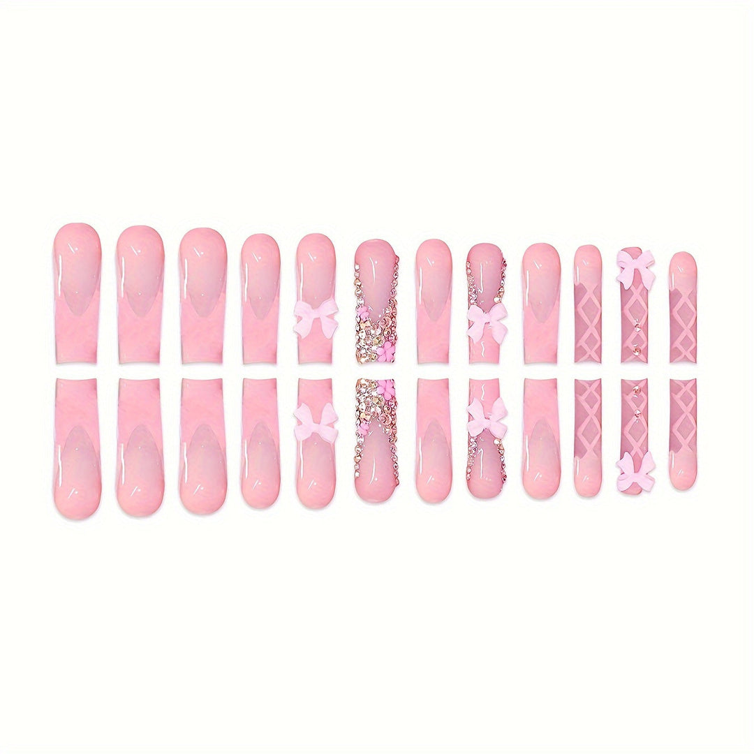 Decorative Press-On Nail Set Kalsten