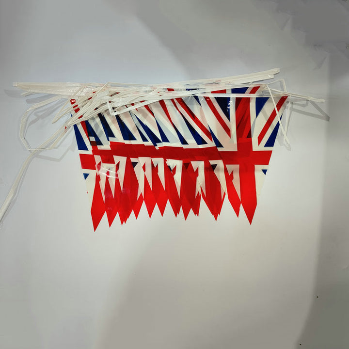 Unisex nan robust Outdoor Pennant String made of polyester with star field and pointed pendants Kalsten