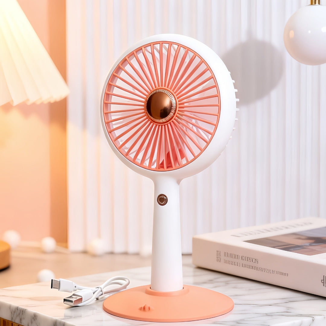 Women's Portable Table Fan with Adjustable Tilt Angle Kalsten