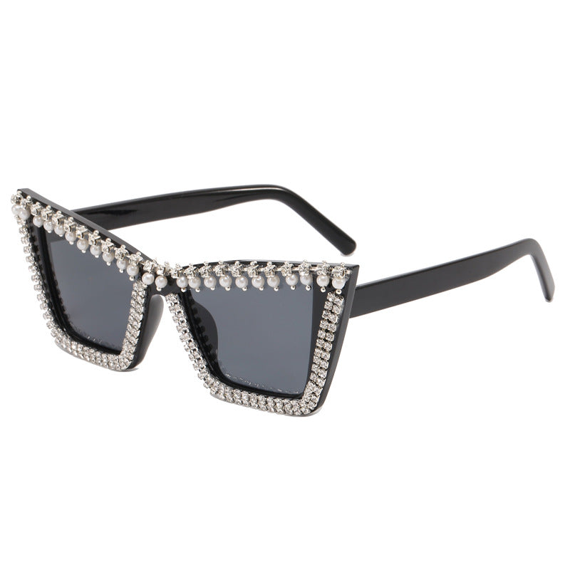 Ladies Glamorous Designer Sunglasses with Sparkling Frame Kalsten