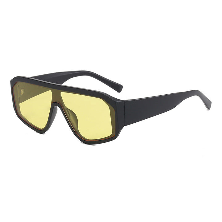 Women's oversized sunglasses in modern design with wide frame Kalsten