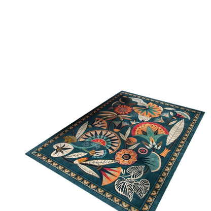 Floral Pattern Area Rug Acalora