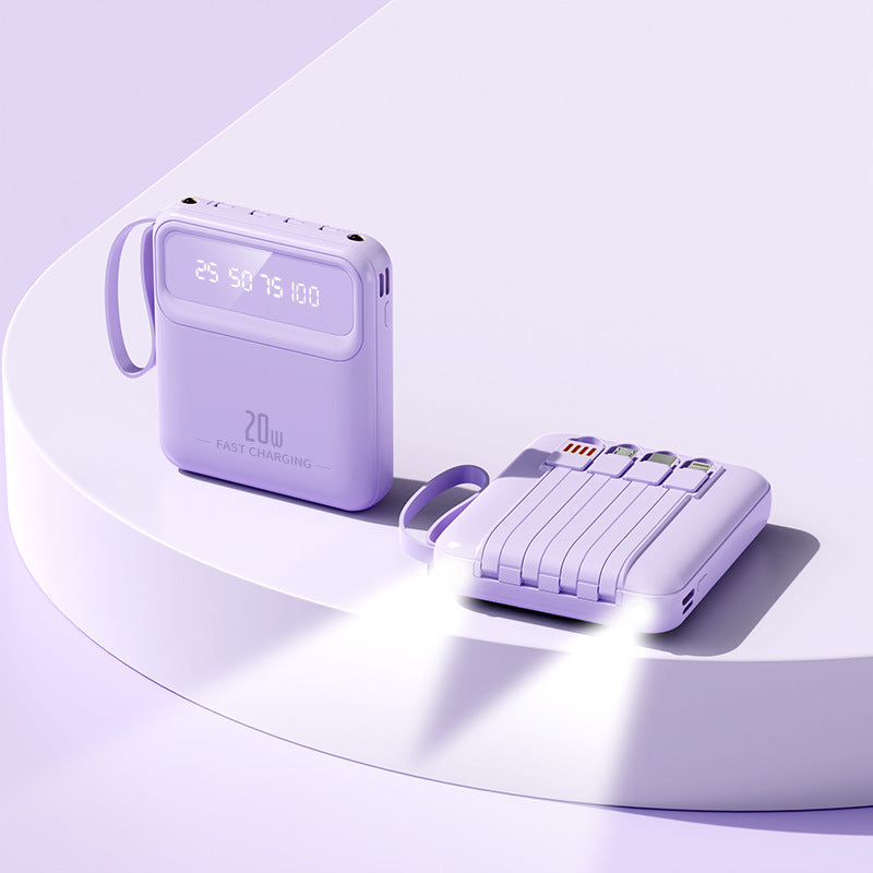 Portable power bank with multifunctional fast charging capability and digital display Kalsten
