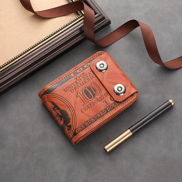 Artistic Embossed Leather Card Wallet Kalsten