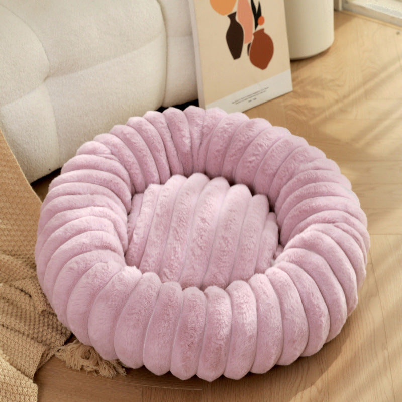 Women Round Cuddle Bed with High Edges Kalsten