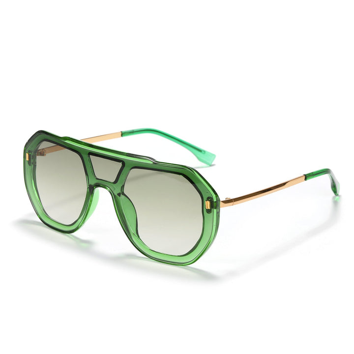 Women oversized geometric sunglasses with elegant frame Kalsten