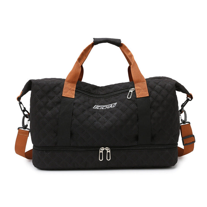 Quilted Travel Duffle Bag