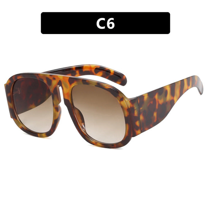 Women's trendy oversized sunglasses with fashionable gradient Kalsten