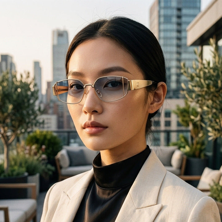 Women Designer Sunglasses in Modern, Angular Style Kalsten
