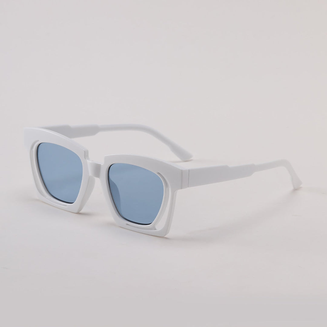 Ladies trendy geometric sunglasses with stylish square frame Kalsten