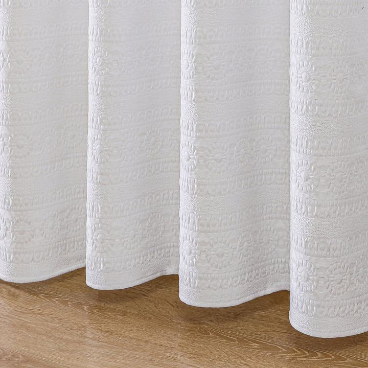 Textured Embossed Shower Curtain Kalsten