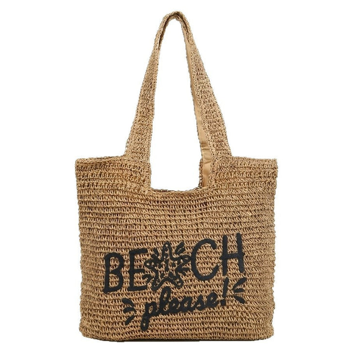 Leisure bag made of braided natural material Kalsten