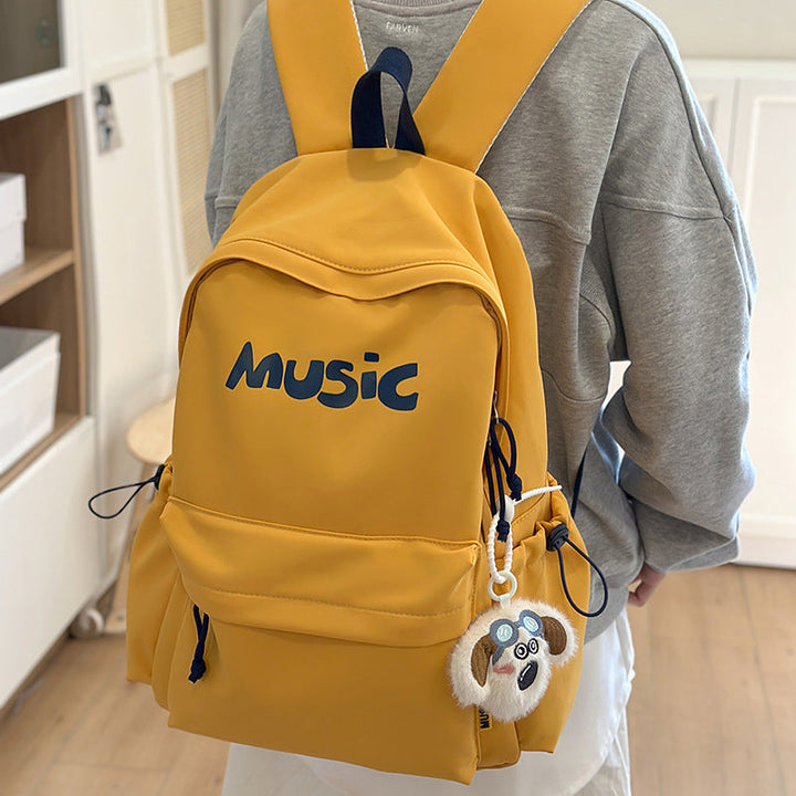 Casual Music-Themed Backpack Kalsten