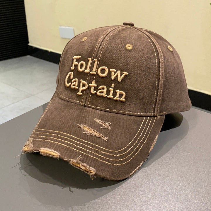 Men's Distressed Vintage Baseball Cap Kalsten