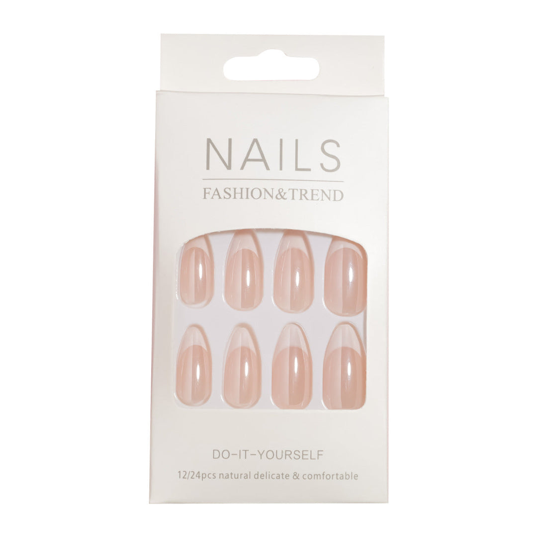 Elegant French Tip Nail Art Set Kalsten