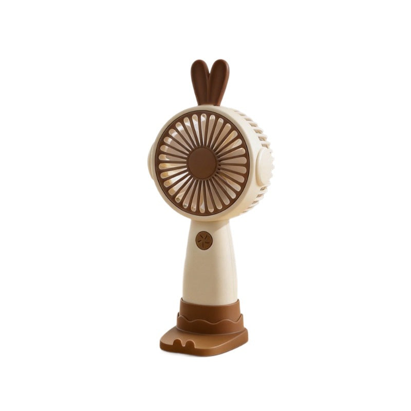 Cute Bunny-Themed Mini Handheld Fan Kalsten