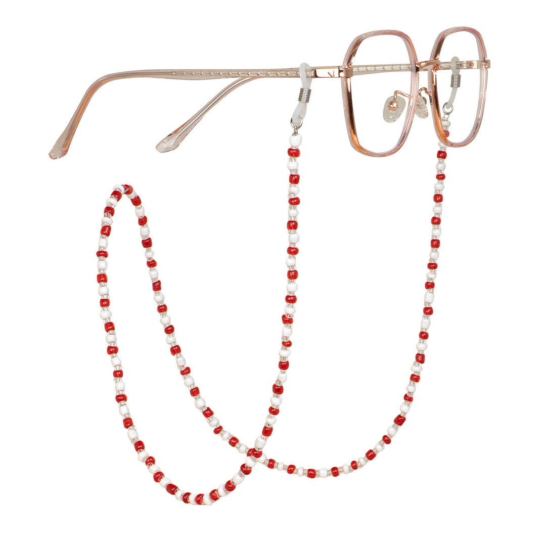 Beaded Eyewear Chain with Flexible Holders Kalsten