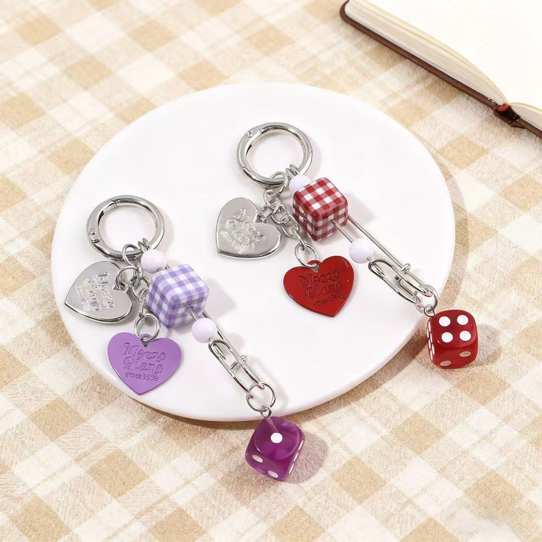 Playful Dice-Inspired Keychain Kalsten