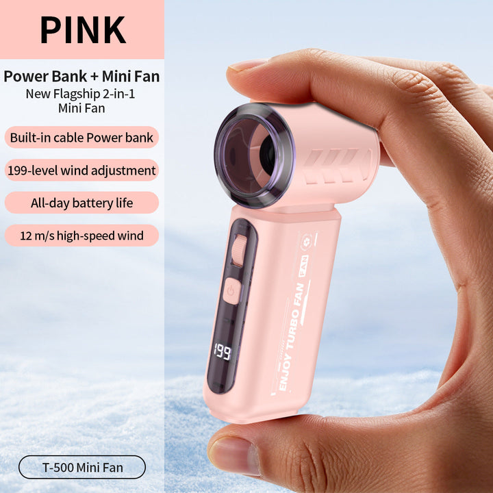 Women Portable Mini Fan with Power Bank Function Kalsten