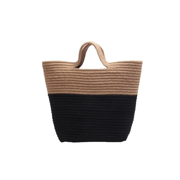 Spacious and Stylish Rattan Tote Bag Kalsten