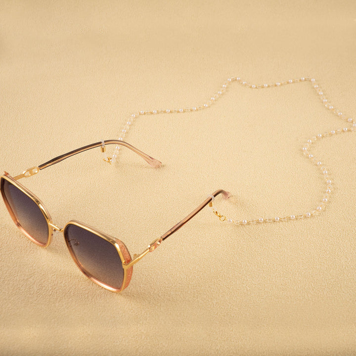 Elegant Pearl and Crystal Eyewear Chain Kalsten