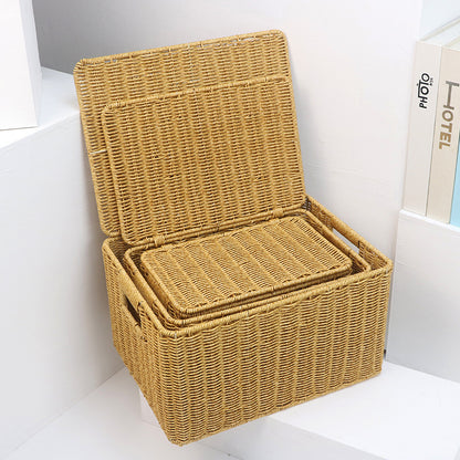 Rectangular Woven Storage Box Acalora