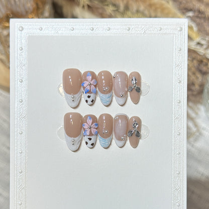 Reusable Press-On Nail Set Acalora