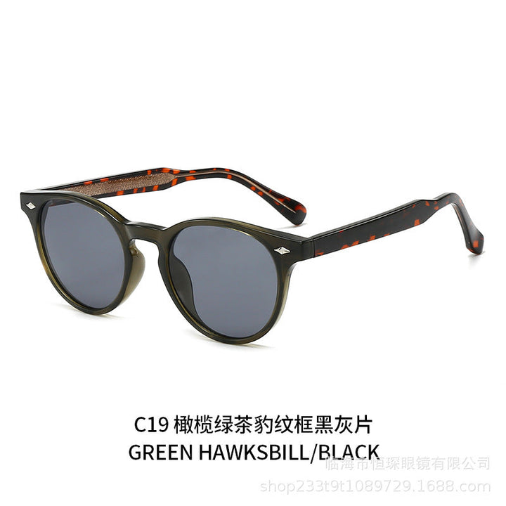 Women round sunglasses in stylish retro design Kalsten