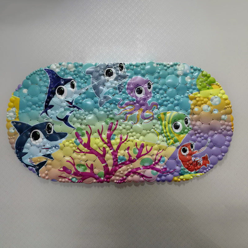 Coastal-Themed Memory Foam Bath Mat Kalsten