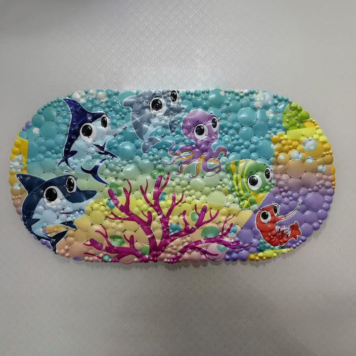 Coastal-Themed Memory Foam Bath Mat Kalsten