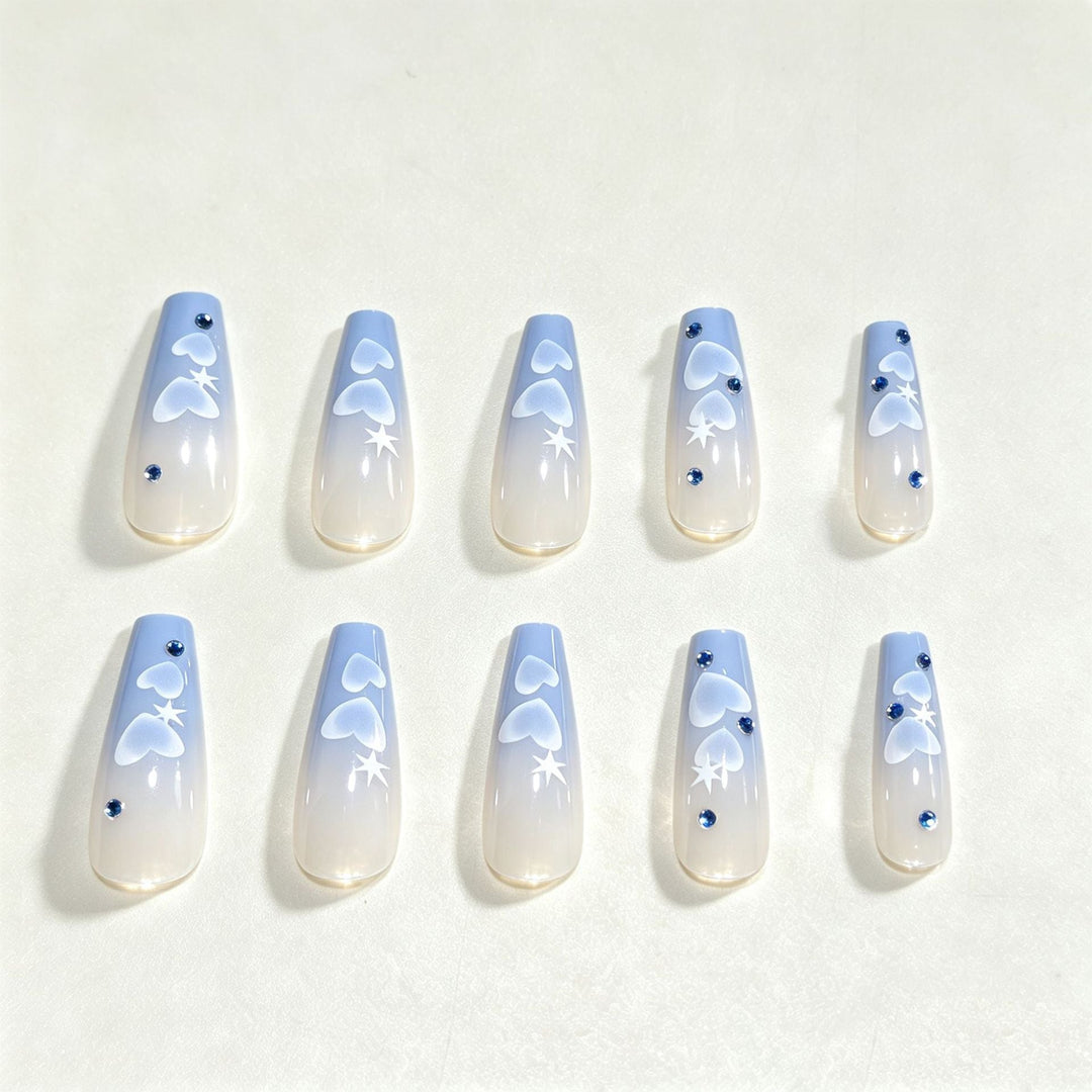 Artistic Press-On Nail Art Tips Kalsten