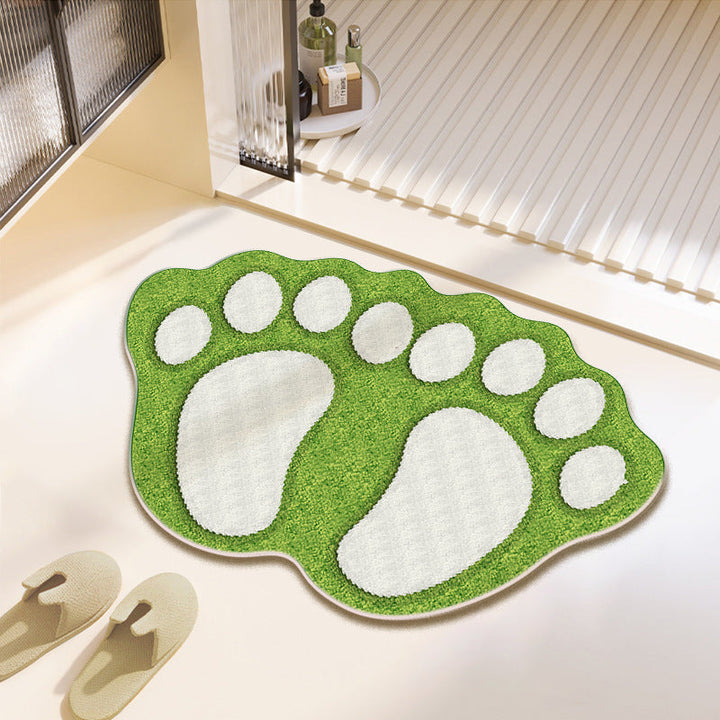 Fun Paw Print Bath Mat Kalsten