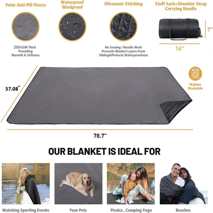 Compact Folding Picnic Blanket Kalsten