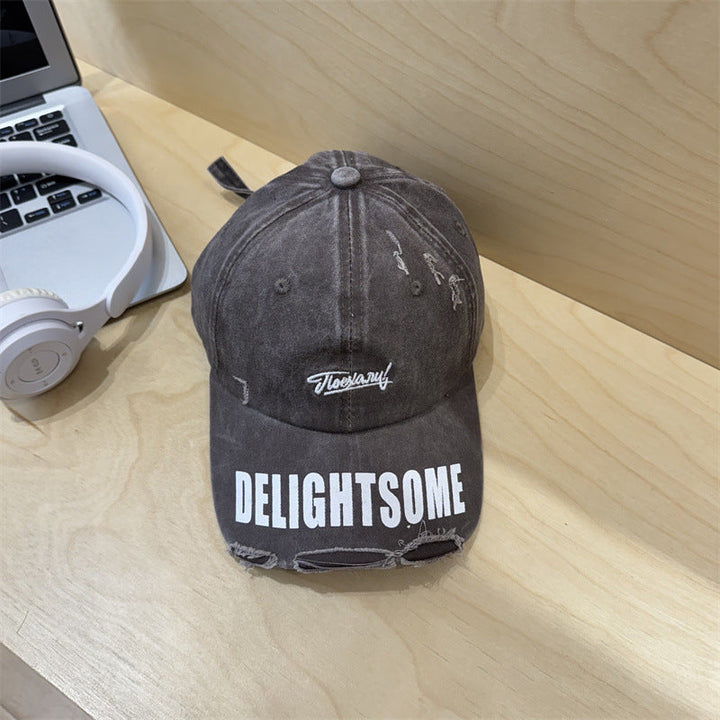 Men's Distressed Casual Cotton Cap Kalsten