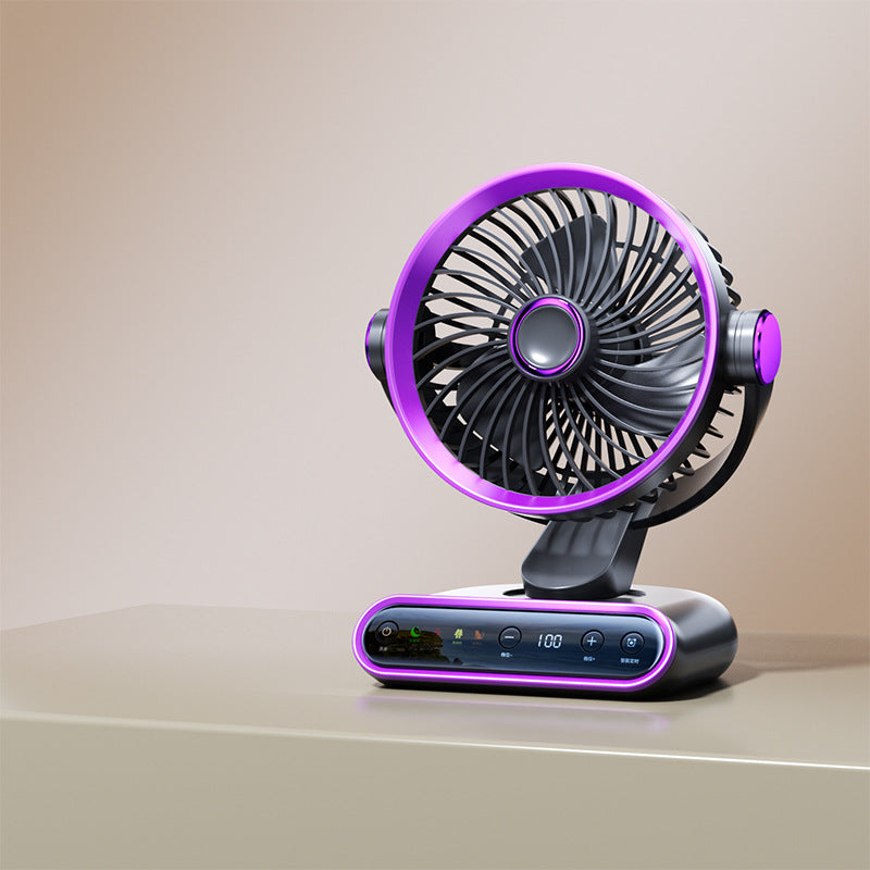 Women's Portable Air Circulation Stand Fan with Digital Control Kalsten