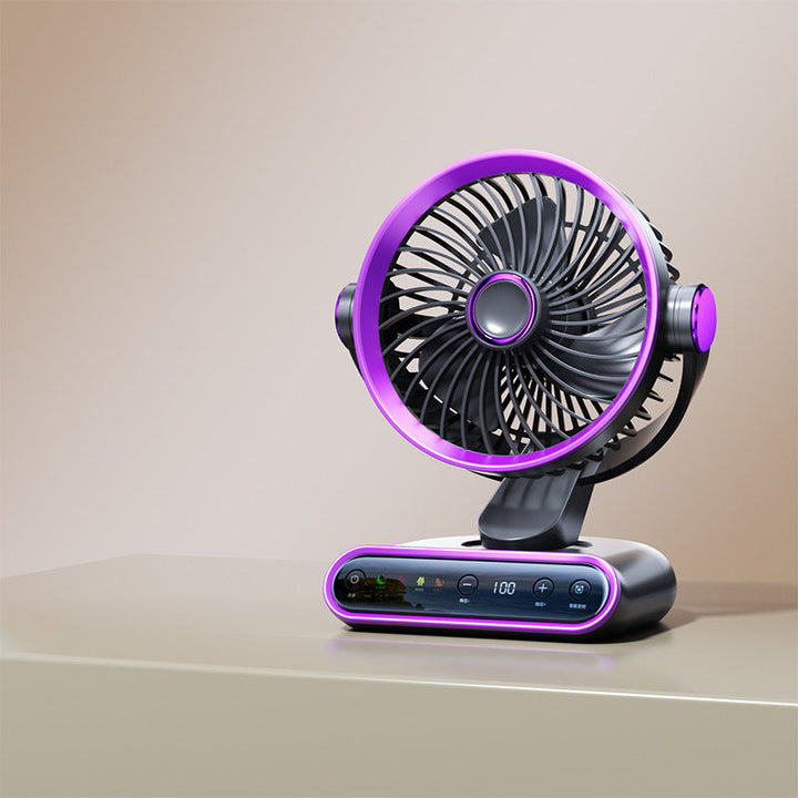 Women's Portable Air Circulation Stand Fan with Digital Control Kalsten