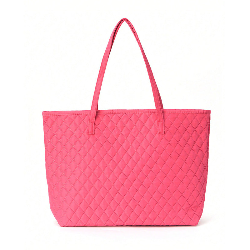 Fashionable handbag made of textured material Kalsten