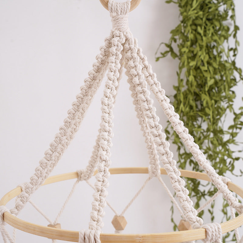 Decorative Macrame Chandelier Acalora